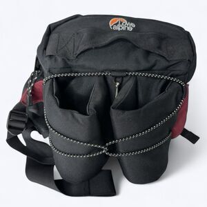 Lowe Alpine Waist Belt Bag Fanny Pack Hiking Outdoors 2 Water Bottle Holders Vtg